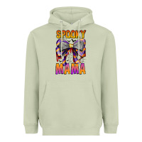 Matcha Spooky Mama Heavyweight Hoodie - CowhideDigitalArt
