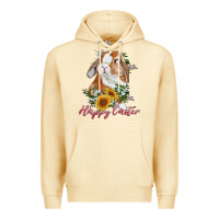 Pina Colada happy easter with bunny and sunflowers Premium Hoodie - RanaPortraitStore