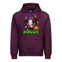 Mauve Wine moody cow Urban Hoodie - Artiststas
