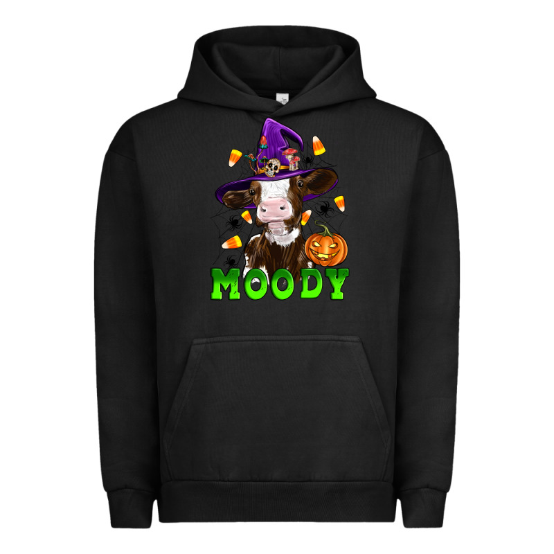 Moody Cow Urban Hoodie by Artiststas | Teevron