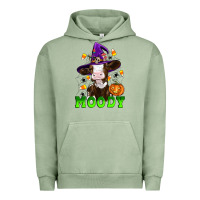 Pigment Oil Green moody cow Urban Hoodie - Artiststas