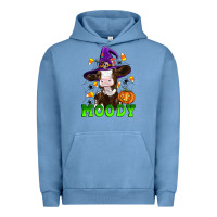 Pigment Pebble Blue moody cow Urban Hoodie - Artiststas