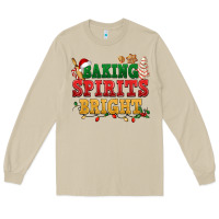 Mushroom Baking spirits bright Long Sleeve Tee - NancyCooperArtShop