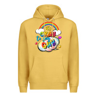 Antique Gold its okay to say gay pride Premium Hoodie - FaDigitalArtStudio