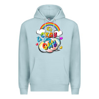 Blue Mist its okay to say gay pride Premium Hoodie - FaDigitalArtStudio