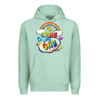 Seafoam its okay to say gay pride Premium Hoodie - FaDigitalArtStudio