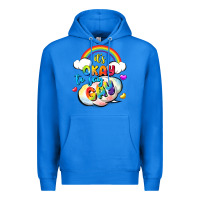 True Royal its okay to say gay pride Premium Hoodie - FaDigitalArtStudio