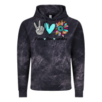 Cloud Black Peace Love Sunshine Vintage Hoodie - Bettercallsaul