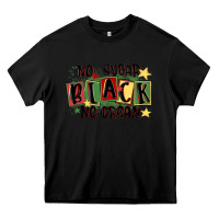 Black no sugar black no cream Heavy Core Tee - MaliasSmallBusiness