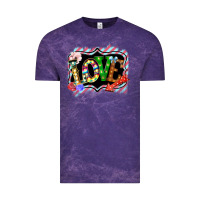 Cloud Purple love frame digital valentines day Vintage Tee - Bettercallsaul