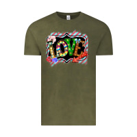 Vintage Olive love frame digital valentines day Vintage Tee - Bettercallsaul