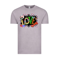 Love Frame Digital Valentines Day Vintage Tee | Teevron