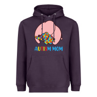 Plum autism awareness autism mom Heavyweight Hoodie - CowhideDigitalArt