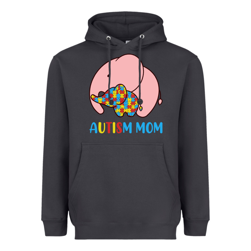 Autism Awareness Autism Mom Heavyweight Hoodie by CowhideDigitalArt | Teevron