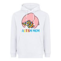 White autism awareness autism mom Heavyweight Hoodie - CowhideDigitalArt
