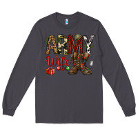 Smoke Christmas Army wife Long Sleeve Tee - NancyCooperArtShop