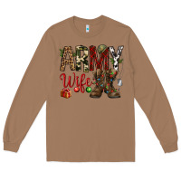 Toasted Coconut Christmas Army wife Long Sleeve Tee - NancyCooperArtShop
