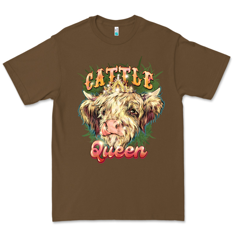 Cattle Queen Premium Tee by NancyCooperArtShop | Teevron