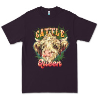 Plum cattle queen Premium Tee - NancyCooperArtShop