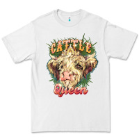 White cattle queen Premium Tee - NancyCooperArtShop