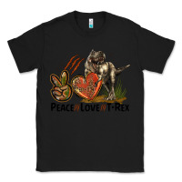 Black Peace Love T Rex Classic Tee - LillyAllenDesigns