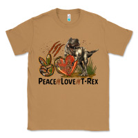 Toasted Coconut Peace Love T Rex Classic Tee - LillyAllenDesigns