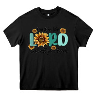 Black trust in the lord with all your heart Heavy Core Tee - MaliasSmallBusiness