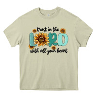 Mossy trust in the lord with all your heart Heavy Core Tee - MaliasSmallBusiness