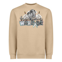 Mushroom brain cancer warrior Heavyweight Sweatshirt - CowGirlArtShop
