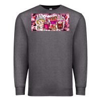 Charcoal Heather Valentine Coffee Premium Sweatshirt - CowhideDigitalArt