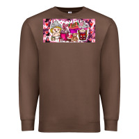 Chestnut Valentine Coffee Premium Sweatshirt - CowhideDigitalArt