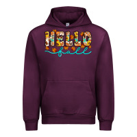 Mauve Wine hello fall Urban Hoodie - Artiststas