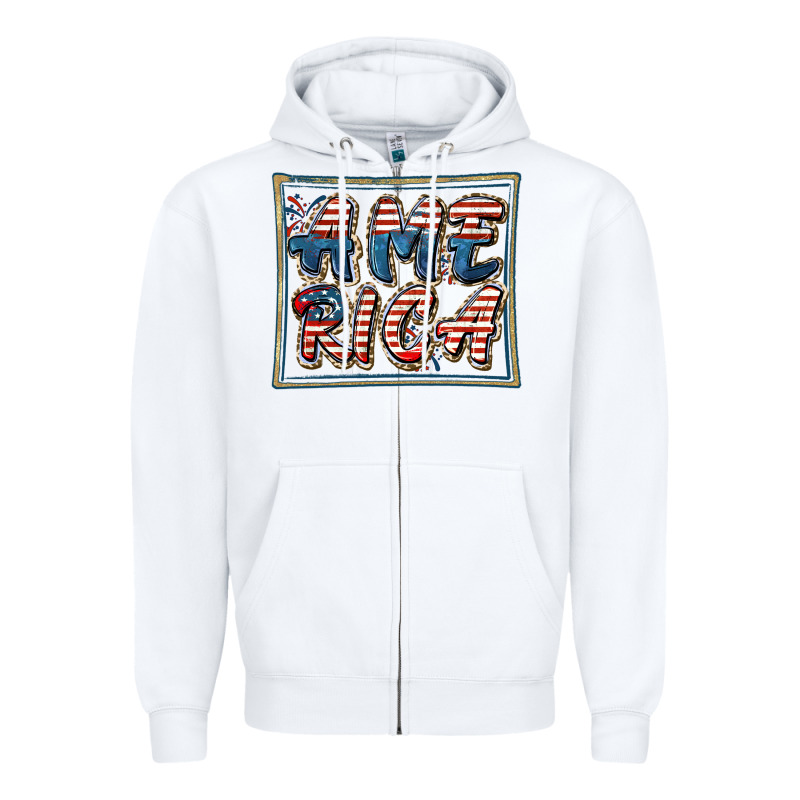 America Zipper Hoodie by FaDigitalArtStudio | Teevron