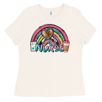 Bone nurse rainbow Ladies Tee - NancyCooperArtShop