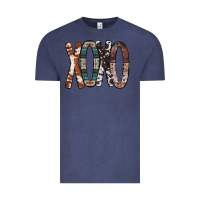Vintage Denim Xoxo Leopard Heart Vintage Tee - Bettercallsaul