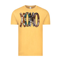 Vintage Mustard Xoxo Leopard Heart Vintage Tee - Bettercallsaul