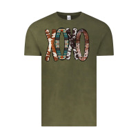 Vintage Olive Xoxo Leopard Heart Vintage Tee - Bettercallsaul