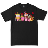 Black boss lady coffee cups Premium Tee - NancyCooperArtShop