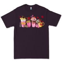 Plum boss lady coffee cups Premium Tee - NancyCooperArtShop