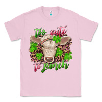 Bubblegum Pink too cute to pinch charolais calf Classic Tee - RanaPortraitStore