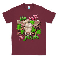 Burgundy too cute to pinch charolais calf Classic Tee - RanaPortraitStore