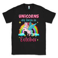 Black unicorns are born in october Classic Tee - Jasminsmagicworld
