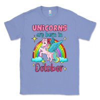 Colony Blue unicorns are born in october Classic Tee - Jasminsmagicworld