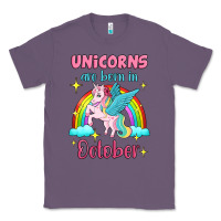 Lavender unicorns are born in october Classic Tee - Jasminsmagicworld