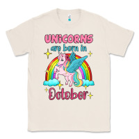 Natural unicorns are born in october Classic Tee - Jasminsmagicworld