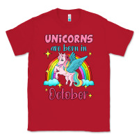 Red unicorns are born in october Classic Tee - Jasminsmagicworld
