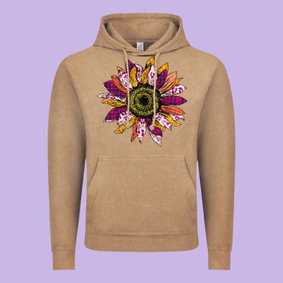 Sunflower Vintage Hoodie Designed By Bettercallsaul