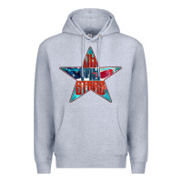 Heather Grey Oh my stars Premium Hoodie - FaDigitalArtStudio