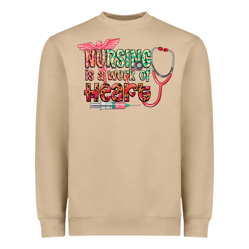 Cowgirl Nursing Is A Work Of Heart Heavyweight Sweatshirt by CowGirlArtShop | Teevron