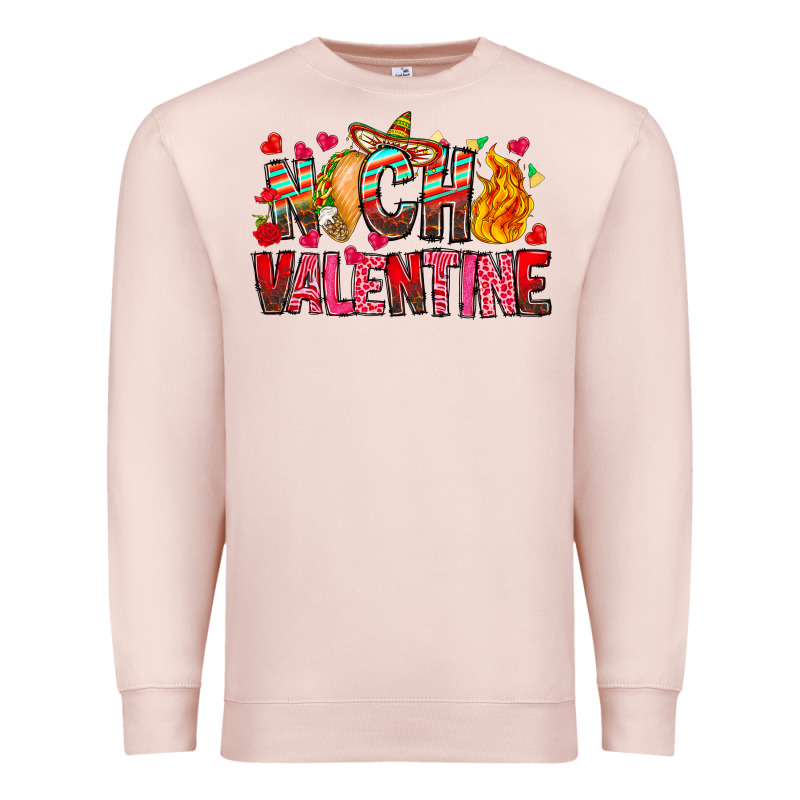 Nacho Valentine Premium Sweatshirt by CowhideDigitalArt | Teevron